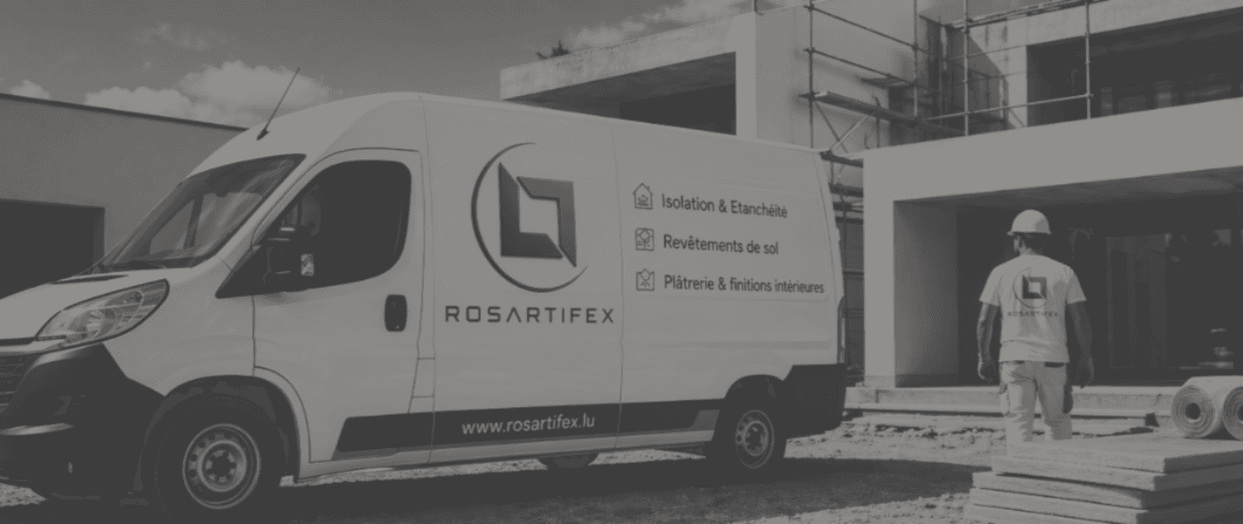 Travaux ROSARTIFEX sur chantier au Luxembourg